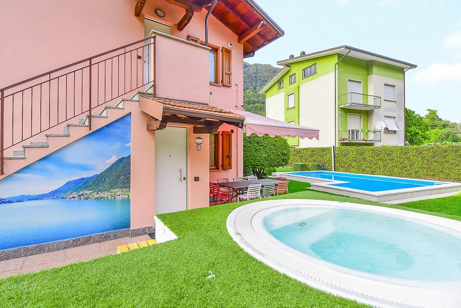 Jane E Jolie Holiday Home Private Swimming Pool Valbrona